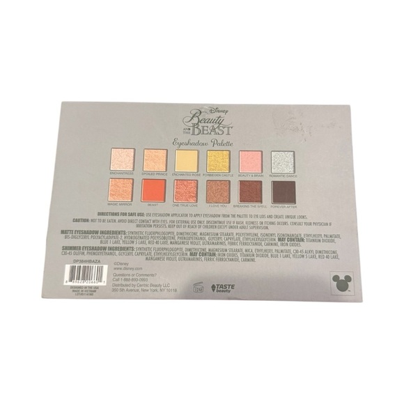 NEW AND SEALED! Disney Belle Floral Eyeshadow Palette - Gold edged- - Picture 2 of 7